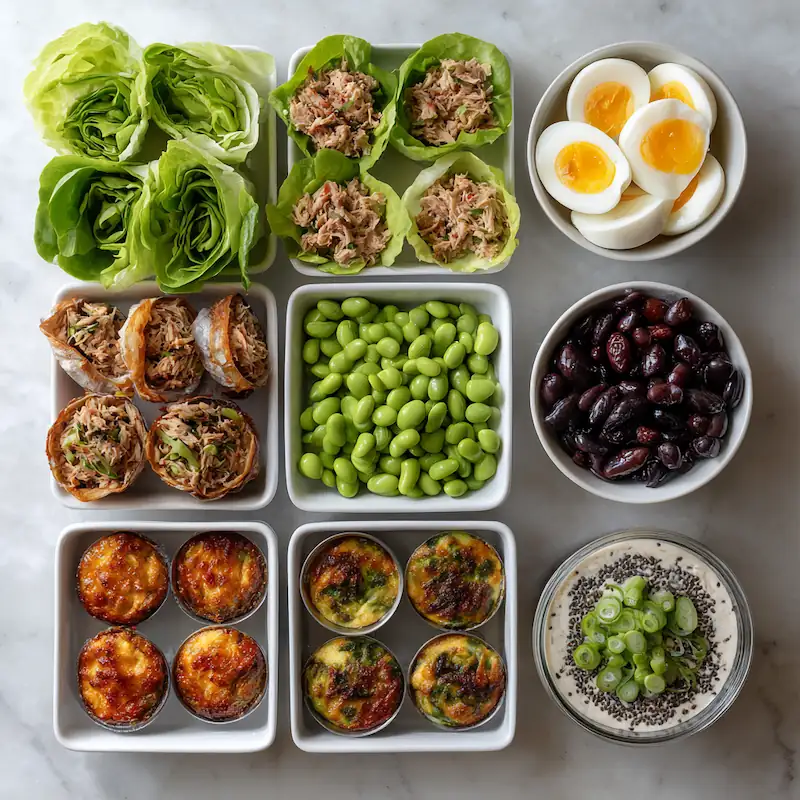 high protein low calorie snack ideas list