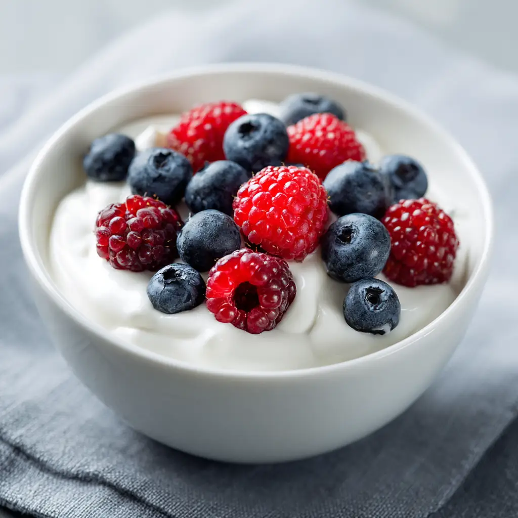 Non-fat Greek yogurt high protein snack under 200 calories