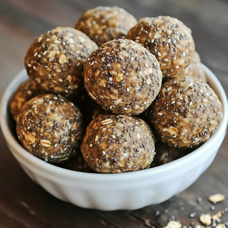 no bake protein balls without protein powder made with oats peanut butter and seeds