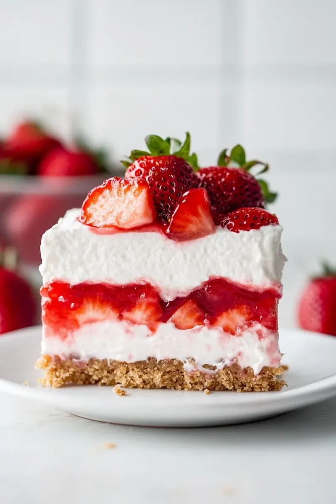No Bake Strawberry Delight
