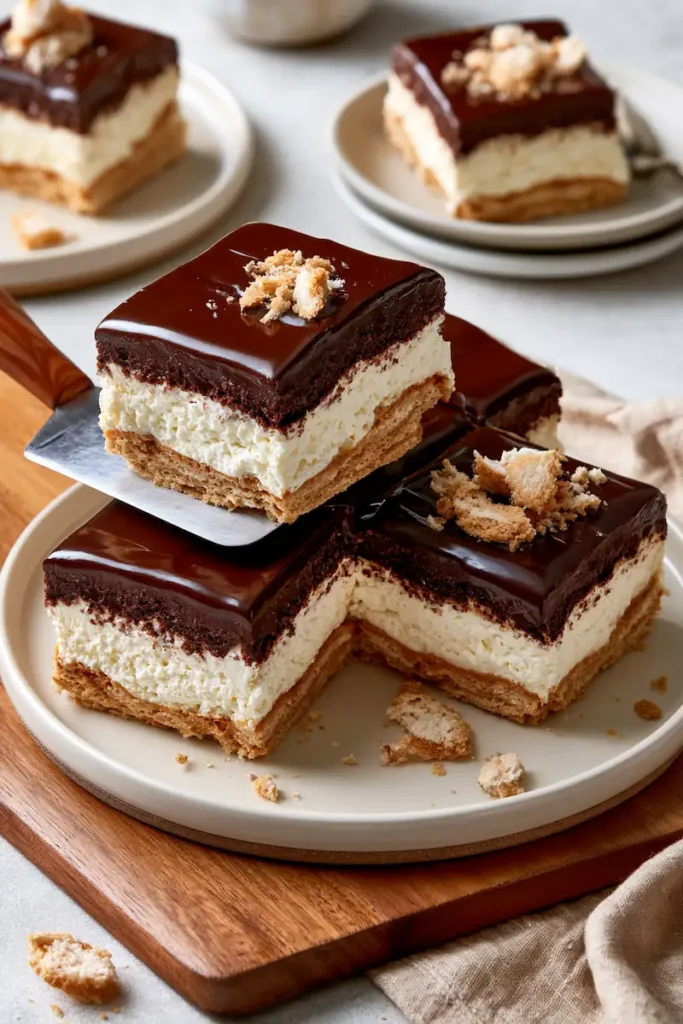 How Do You Make Chocolate Eclair Dessert Without Eggs? The Complete Guide 3 Served chocolate eclair dessert without eggs ready to eat