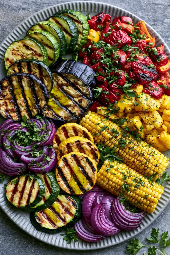 Last of Summer Produce Recipes 9 Grilled Summer Vegetable Platter