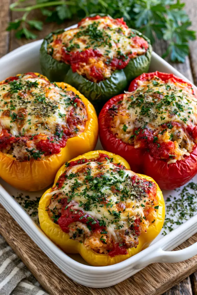 Last of Summer Produce Recipes 7 Stuffed Bell Peppers
