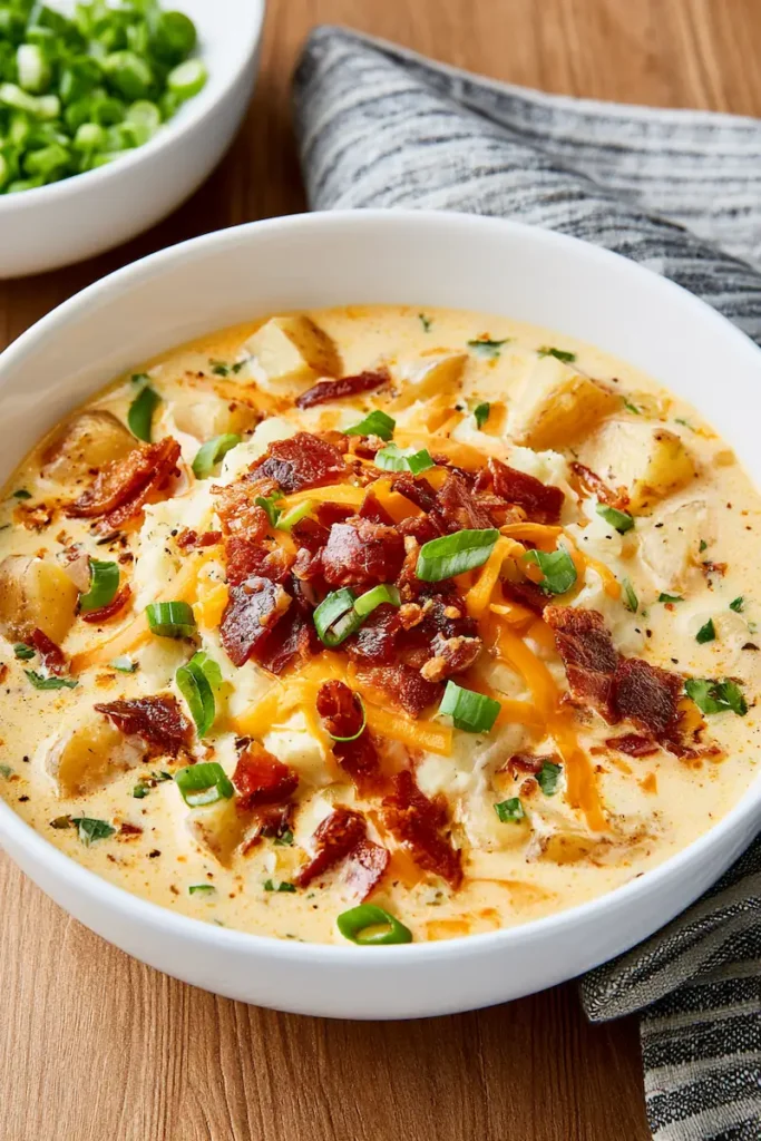 10 Cozy Crock Pot Soups Recipes for Busy Weeknights 3 Slow Cooker Loaded Potato Soup